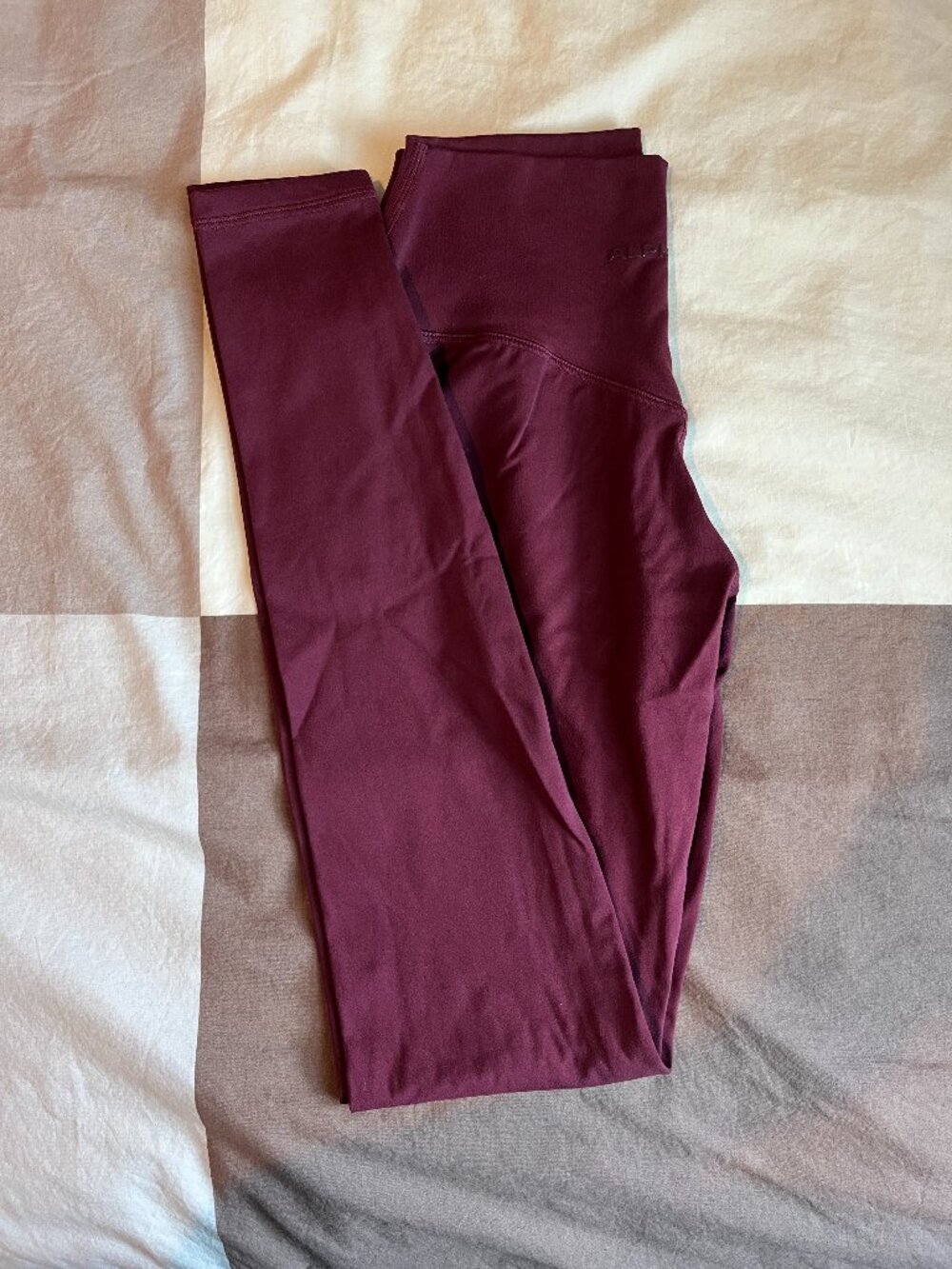 Alphalete Alphalux Wonder Legging 27in Black Cherry USED EXCELLENT Condition